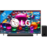 LG 55" 4K Smart UA75 + LG DS77TY