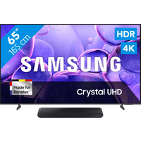 Samsung 65" Crystal UHD U8070F (2025) + Samsung HW-S60D Zwart (2024)